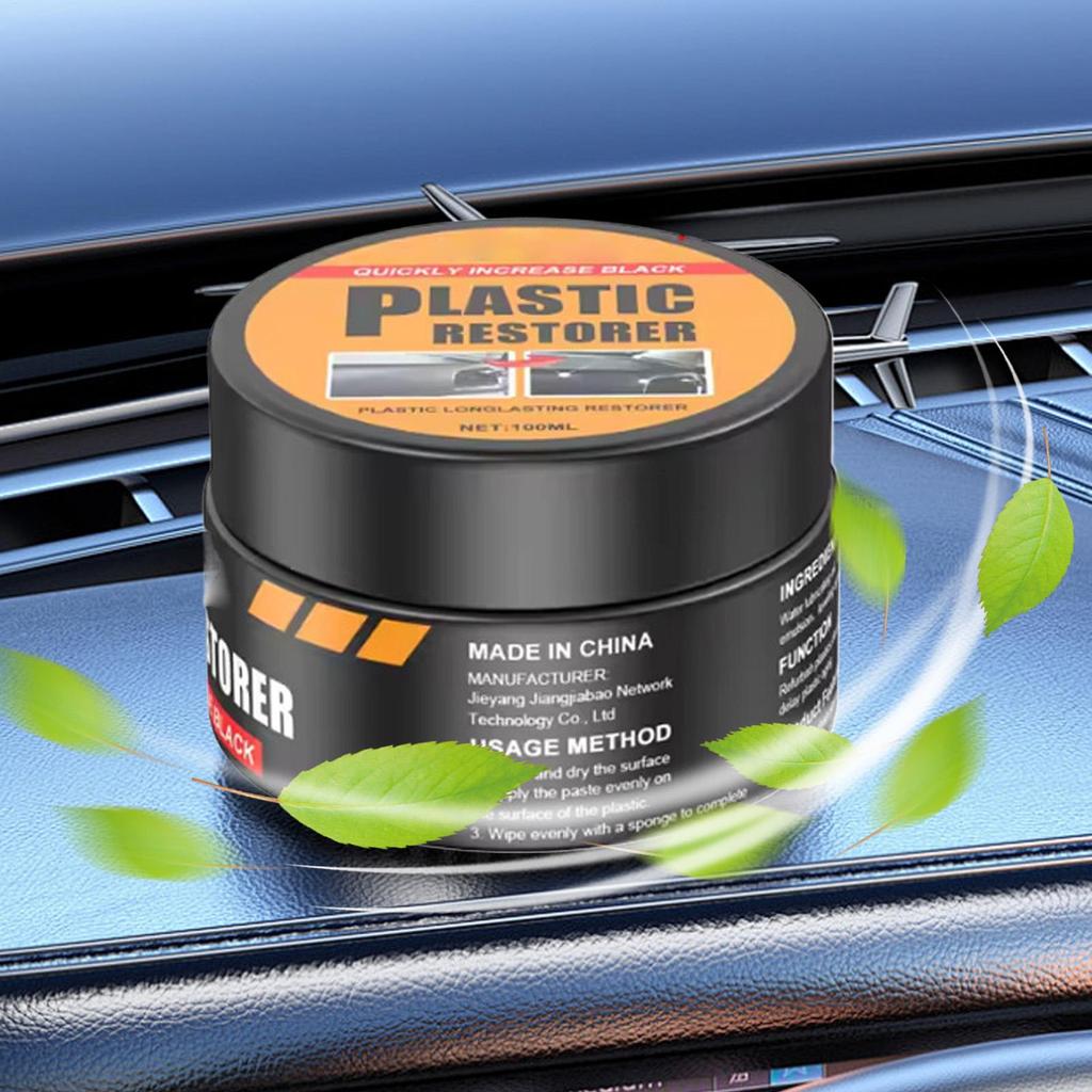 100/50MLCar Leather Care Cream Auto Detailing Leather Renewal Wax Vehicle Polish Restoration Cleaner for Dashboard Rim Door Seat