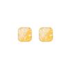 Geometric Color Square Earrings Women's Light Luxury Design Stud Earrings Ears
