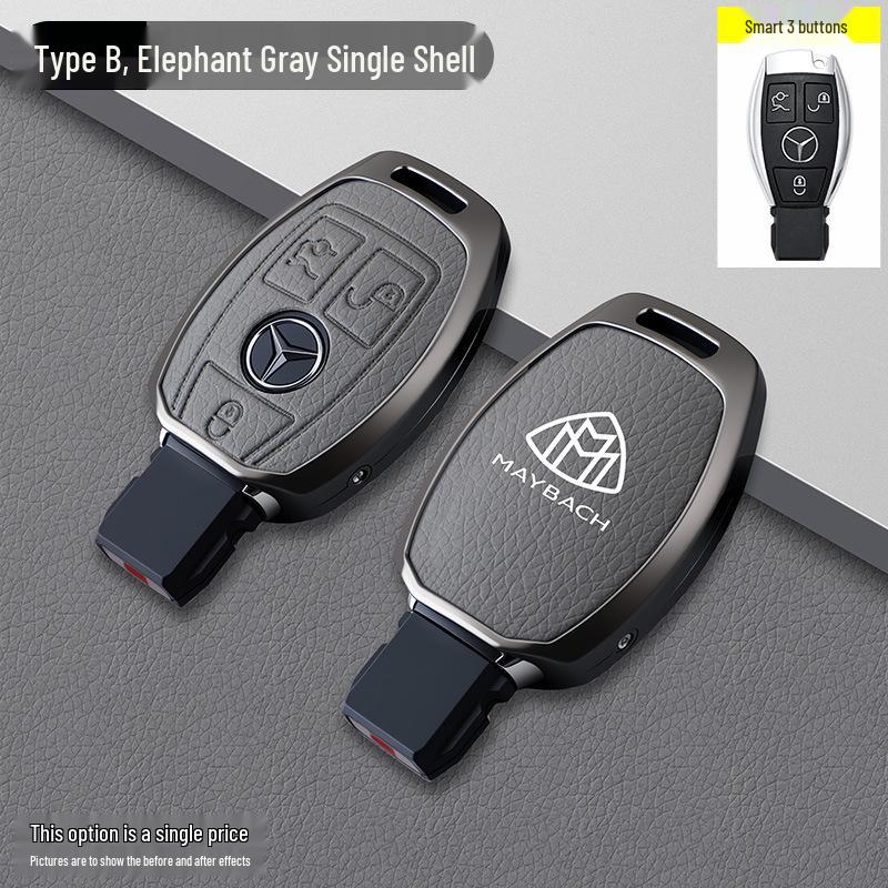 Maybach Model B Key Case - Elephant Grey