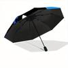 Rick "Morty" Automatic Folding Umbrella with Sturdy Iron Frame, Portable Compact Travel Umbrella All-Season Use Parties 0807071