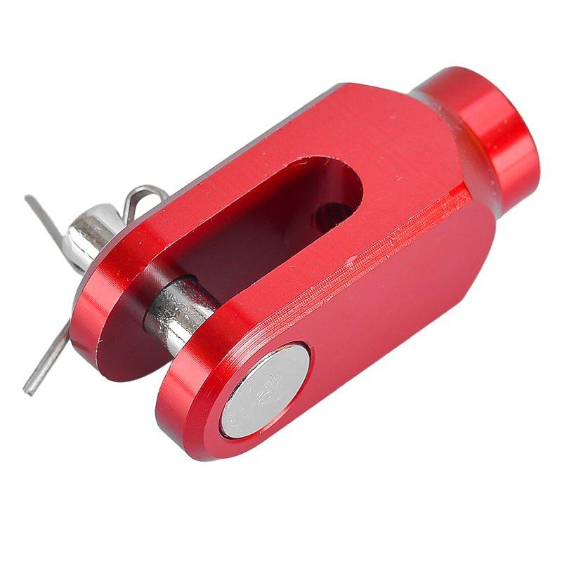 6mm Rear Brake Clevis Fit for Honda CR125 CRF150R CRF250R CRF250X CRF450R CRF450L Cross Country Motorcycle Red Aluminum Alloy