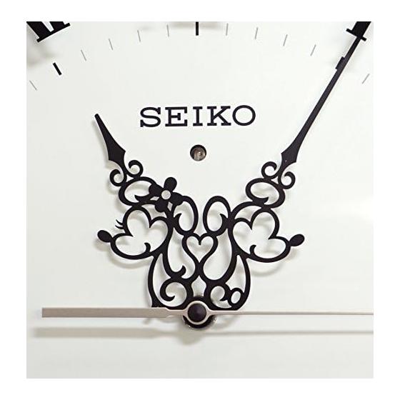 Seiko Clock Wall Clock Character Adult Disney Mickey Mouse Minnie Mouse Radio Analog Disney White FS506W