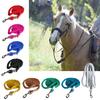 Braided Cotton Horse Leading Rope with Swivel Buckles Heavy Duty Leading Rope Thick Horse Leading Rope Cotton Enduring