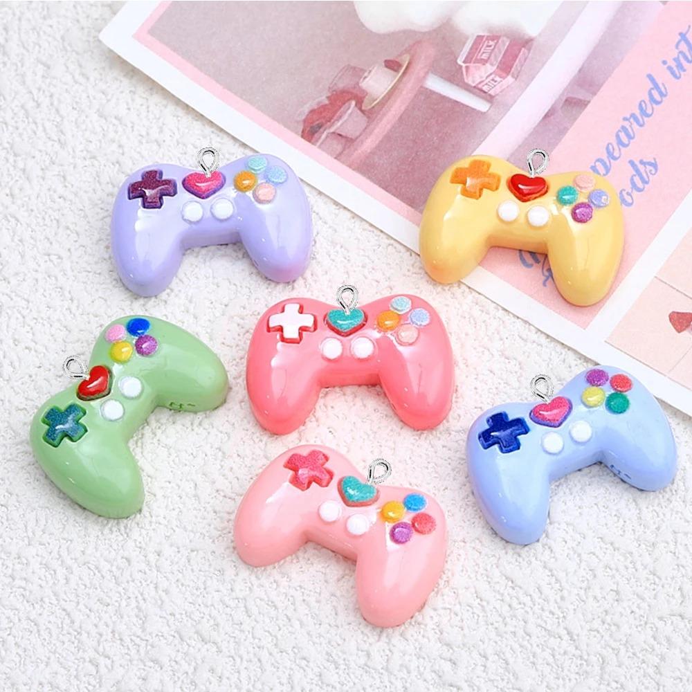 10PCS Shiny Game Pad Series Flat Back Charms For Earrings Bracelet Hairpin DIY Jewelry Pendants Decoration Accessories