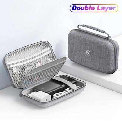 Nowe wodoodporne torby do przechowywania z podwójną warstwą, organizer na kable, torba podróżna, mała elektronika, karta SD, powerbank, torba do przechowywania