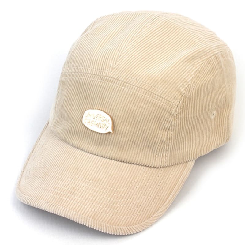 Universal Chemistry Washing Corduroy Ivory Campcap Camp Cap
