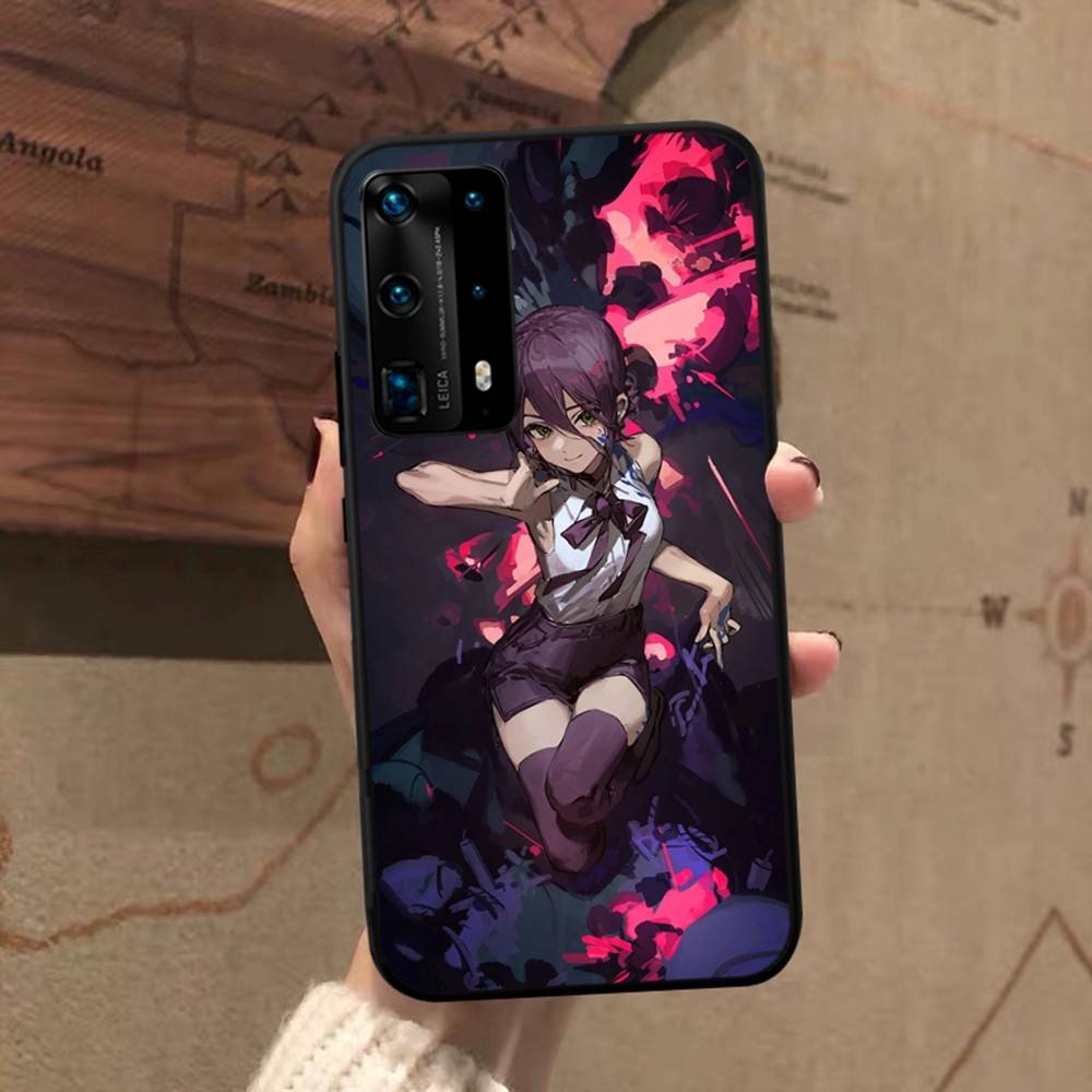 

C-Chainsawman Reze Arc Movie Colorful Phone Case For Huawei P 8 9 10 20 30 40 50 Pro Lite Psmart Honor 10 lite 70 Mate 20lite Huawei Mate40Pro