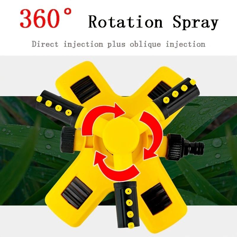 360° rotierender Sprinklerkopf, Automatischer 3-Arm-Bewässerungssprinkler für die Bewässerung von Blumen.