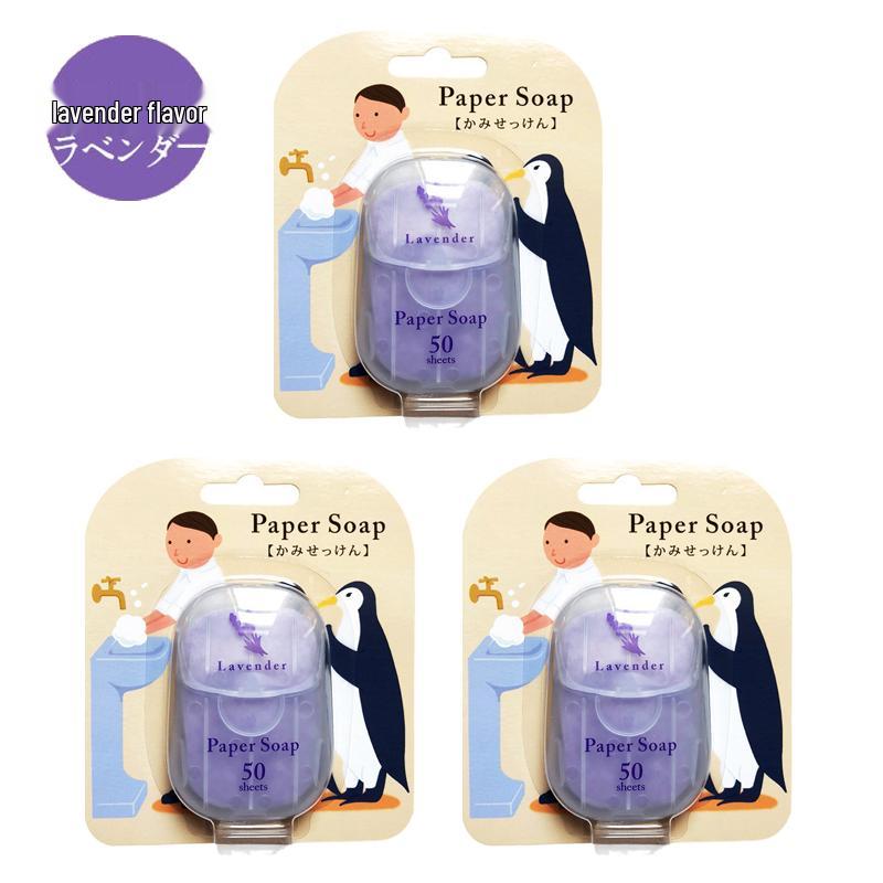 Portable Antibacterial Soap Sheets for Travel and School