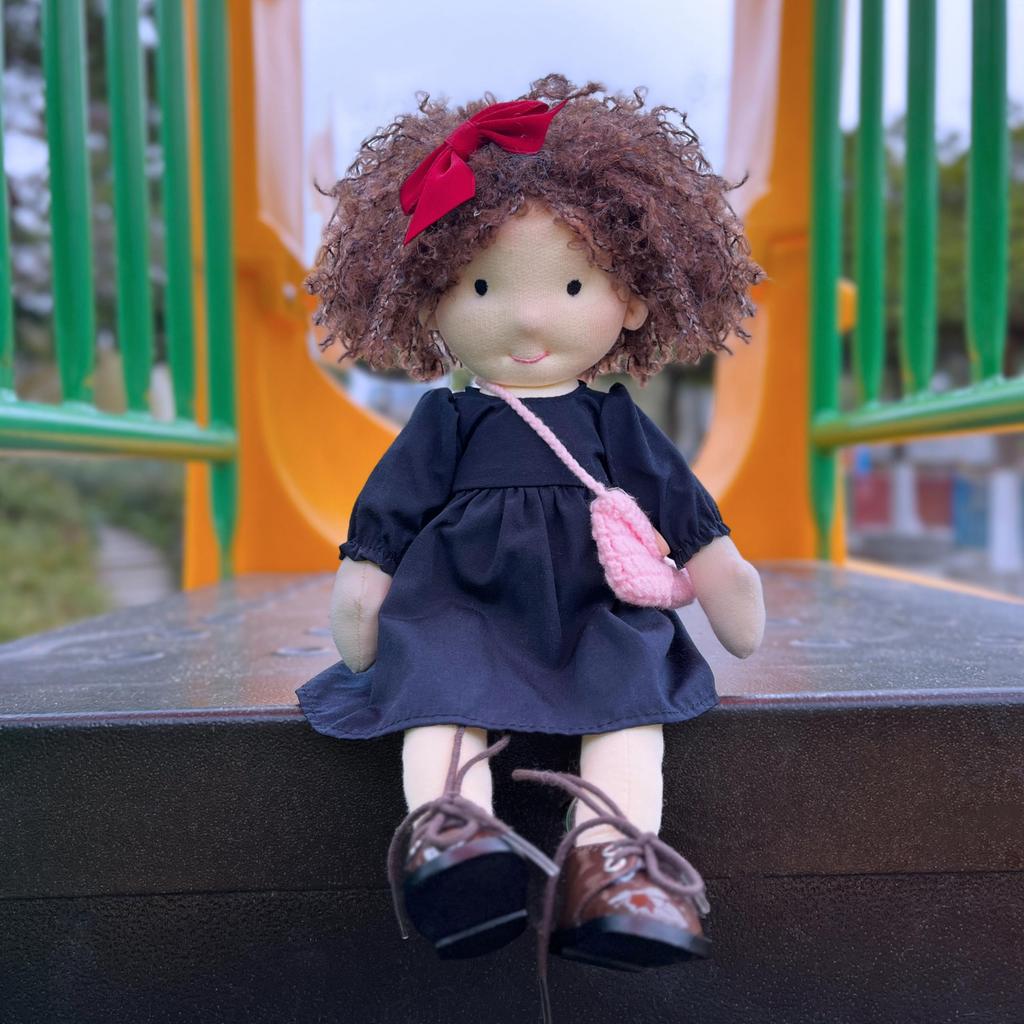 BlissfulPixie Waldorf Doll Handmade Doll - Ignacy 12" Soft Girl Cute Stuffed Animals Best Dolls for Kids