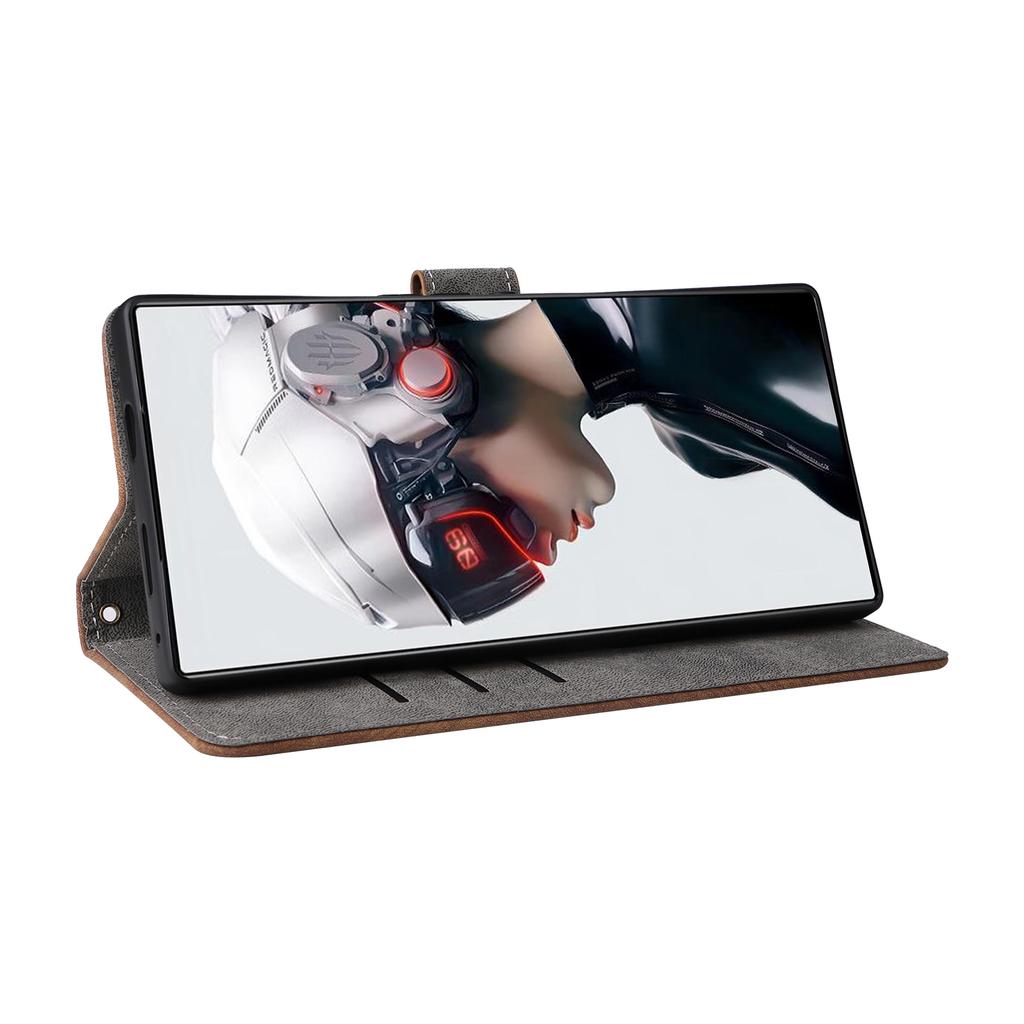 For ZTE Nubia Red Magic 9 Pro 5G/9 Pro+ 5G Case Leather RFID Blocking Phone Cover