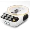 Retro Portable CD Players with Bluetooth Speakers, FM Radio, Night Light, LCD Display, 4000 mAh Battery, Dual Speakers Supports USB/AUX/Type-C