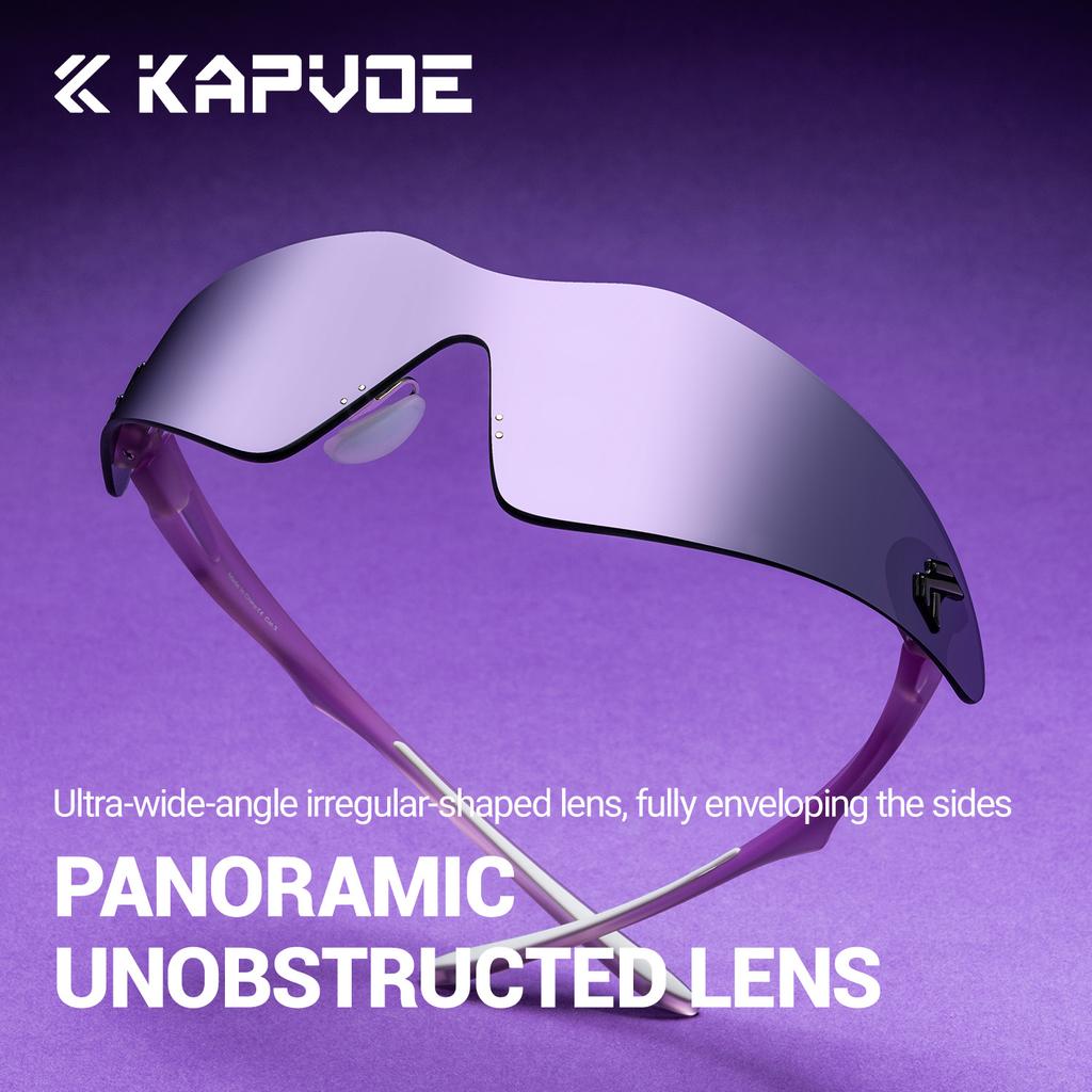 Kapvoe Sunglasses Cycling Glasses Photochromic UV400 Women Outdoor Sports Hiking Running Lightweight MTB Bike Baseball Eyewear