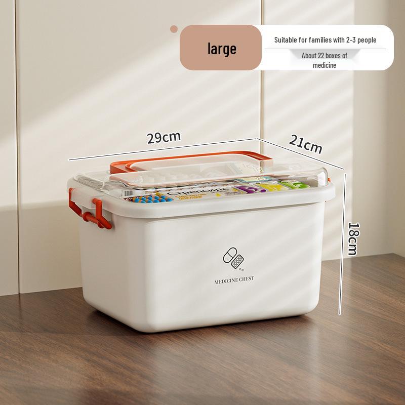 Family First Aid Kit: Essential Medicine Storage Box for Dorms and Homes