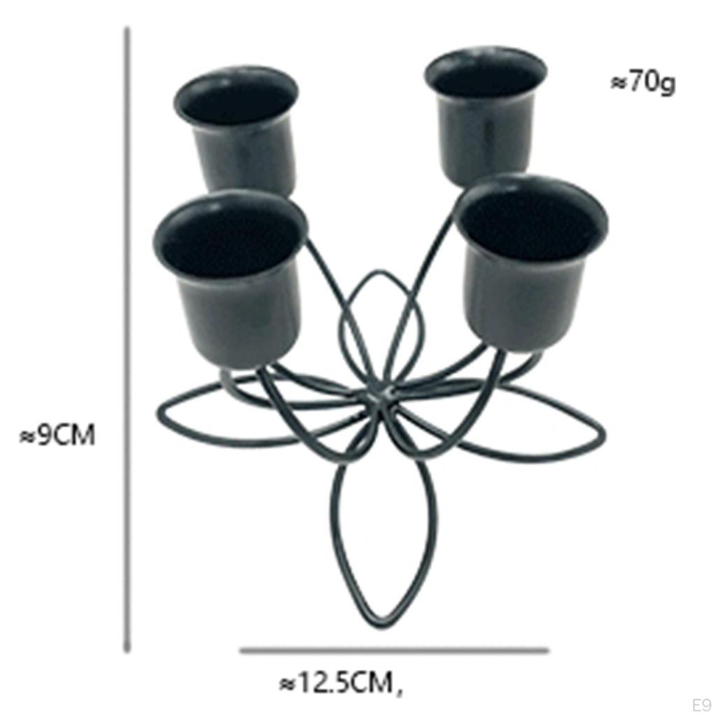 Holder Ornaments Candlestick for Wedding Tea Parties Dining