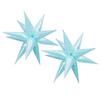2 Pcs Iridescent 4D Balloons Large Holographic Foil Balloon Rainbow Mylar Aluminum Balloon for Birthday Wedding Baby Shower Party Decoration