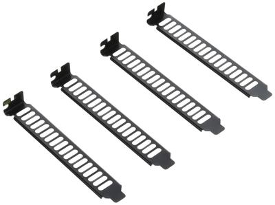 SilverStone Expansion Slot Bracket Cover, Black, SST-AEROSLOTS-BP
