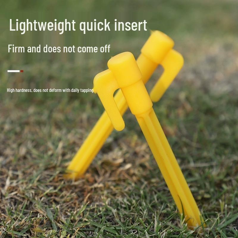 

Portable Outdoor Tent & Ground Peg Hammer with Nail Puller Black, Material: PP