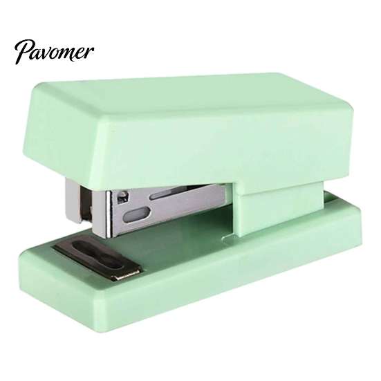 Office Stationery for Papers Mini Stapler, Compact Travel Size, with Smooth Binding 2 to Miniature Stapler Daily Tasks 15 Pages of Paper, Portable