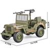 Military Car Model Toy Alloy Body Rubber Tire Sound Light Pull Back Vehicle Models Collection Gifts for Boy