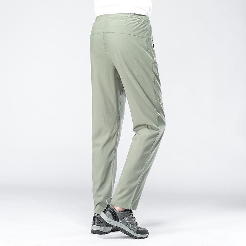 Summer Black Plus Size Quick-Dry Long Pants - Men's & Women's Casual Loose Fit, Breathable.