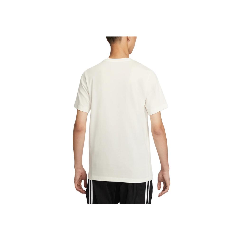 Nike Dri-Fit Comfortable Fashionable Versatile Solid Color Moisture-Wicking Short Sleeve T-Shirt Men Tops Sail-White HJ3353-133