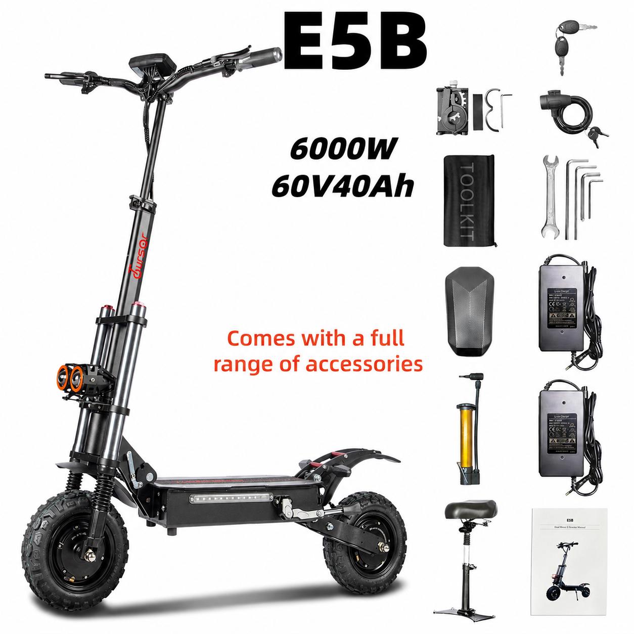 2026 TOURSOR E5B Jauns pieaugušo elektriskais