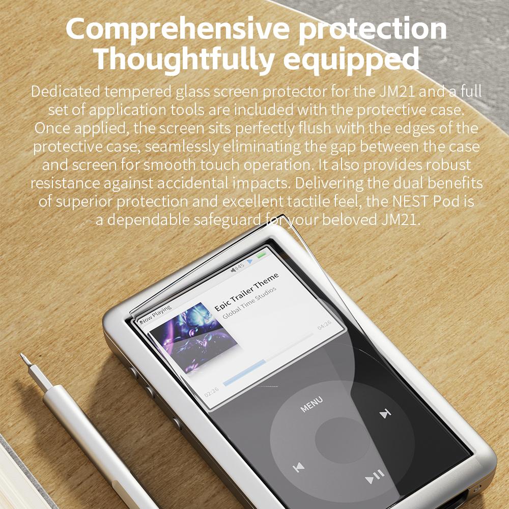 FiiO Nest Pod Nest Series JM21 Portable Lossless HIFI Music Player Mini MP3 Walkman Protective Case for Birthday Gifts NEW