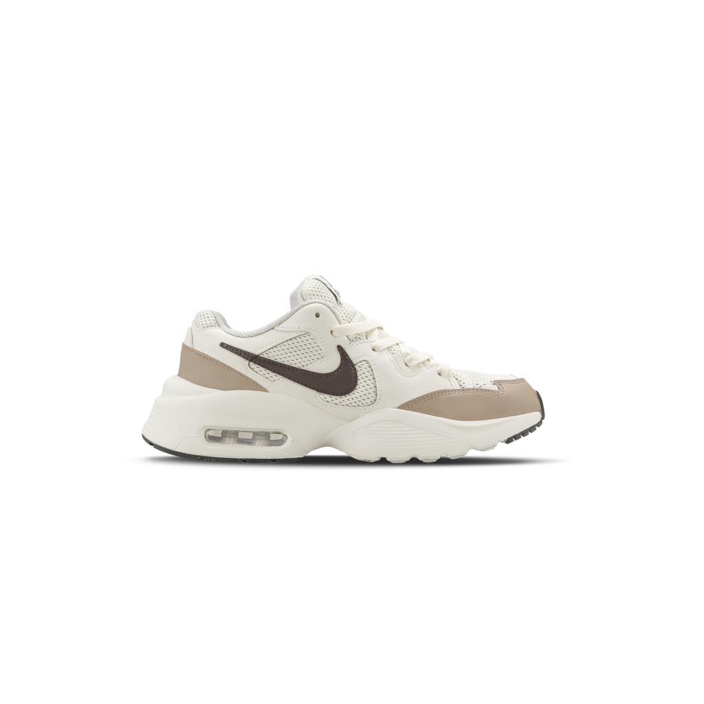 Nike Air Max Fusion Abrasion Resistant Slip Resistant Low Top Running Shoes Unisex Beige Brown CJ1671-100(Team882)