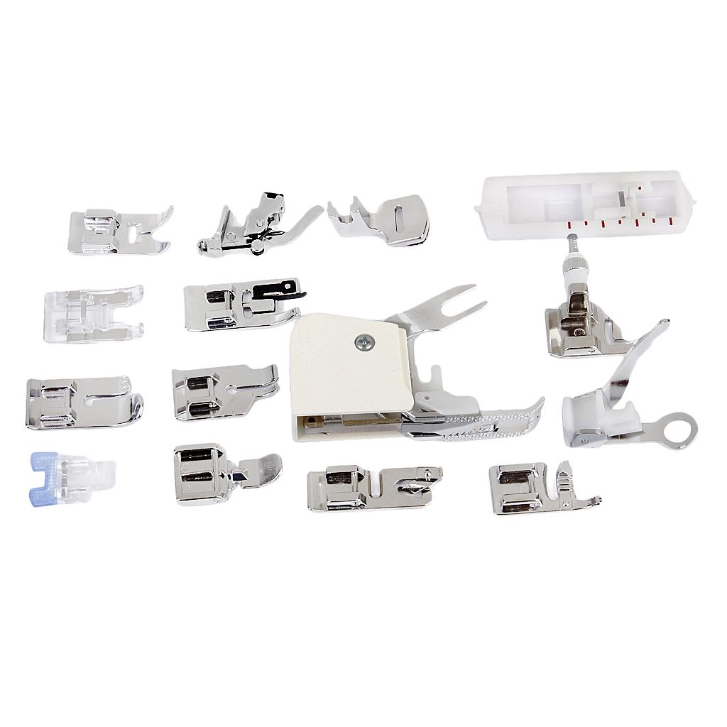 15 PCS Sewing Machine Presser Foot Feet Tool Kit Set For Brother Singer Domestic 15 PCS Sewing Machine Presser Foot Feet Tool Kit Set For Brother Singer Domestic