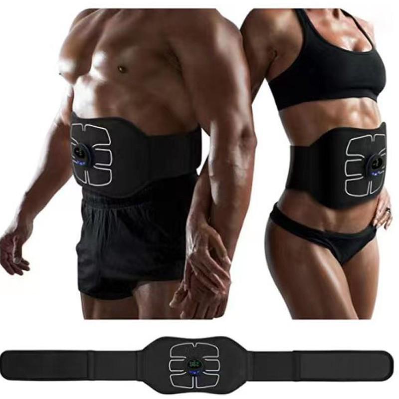 Pulse Abdominal Toner Muscle Stimulator EMS Rechargeable Massage Waist Belt