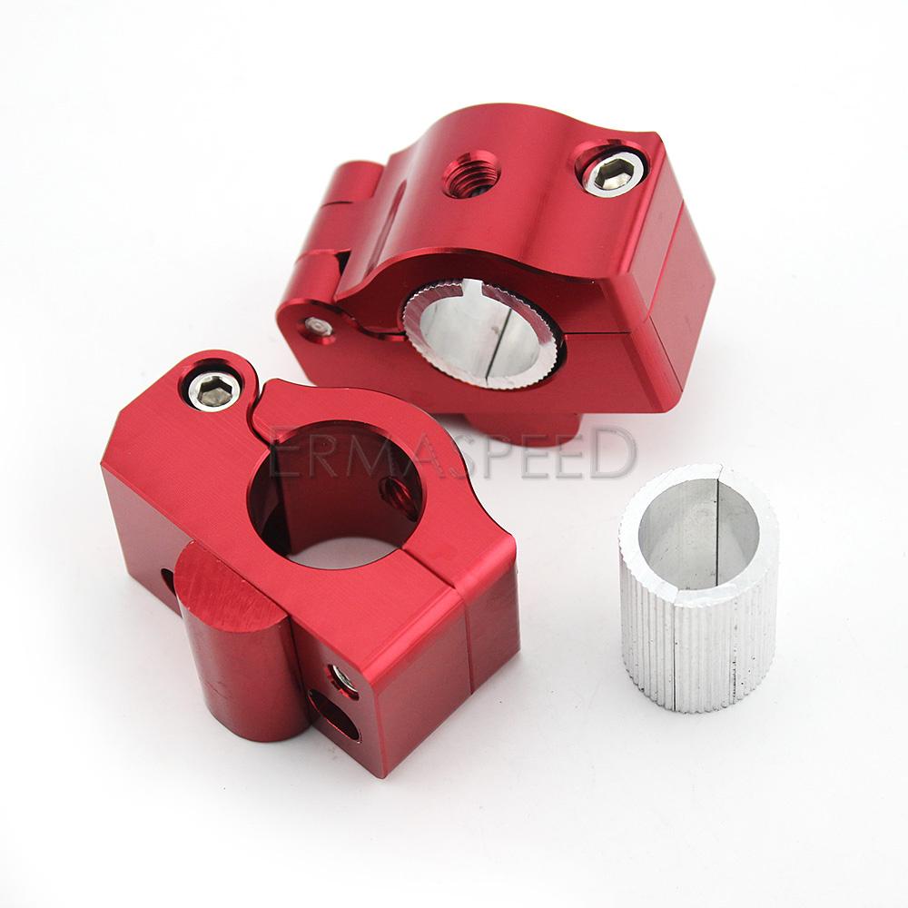 CNC Aluminum Motorcycle Handlebar Risers Universal 22mm 28mm Handle Bars Heightening Riser Mount Clamp For Dirt Bike MT09