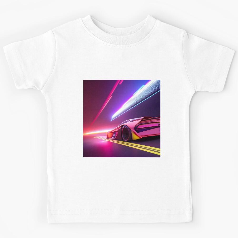 Synth City Racer Kids T-Shirt 110