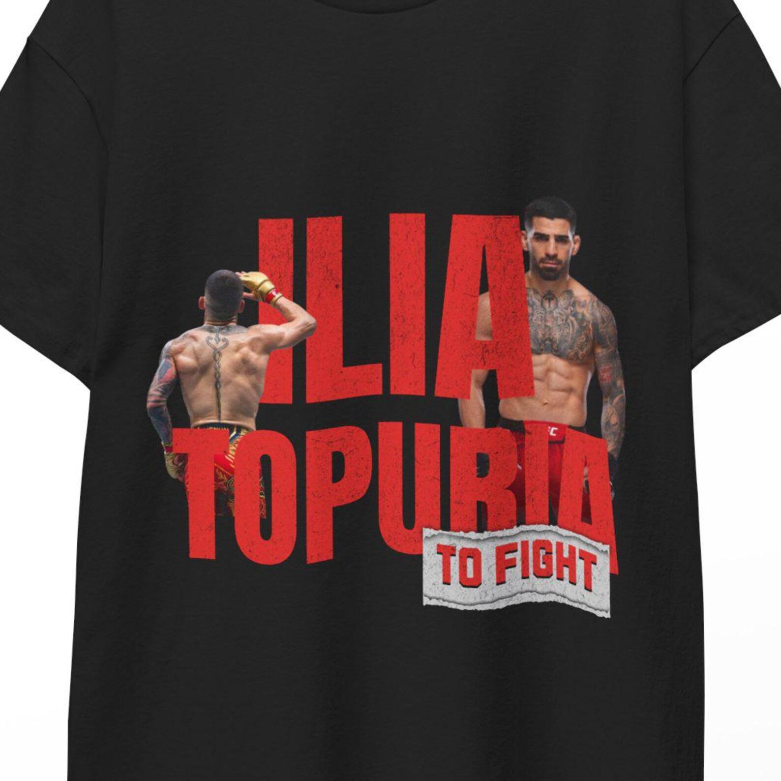 Ilia Topuria Shirt El Matador Fighter Shirt for Him, UFC Gift, Birthday Gift, Christmas Gift,Fight Night Topuria Ilia Fighter Poster Apparel S