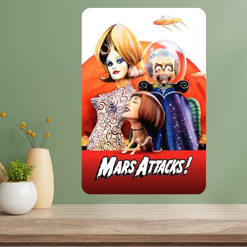 Attacks Classic Movie Metal Poster Sign 20x30cm(7.8x11.8inch)