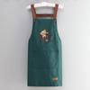 Green Waterproof Disposable Kitchen Aprons - 2 Pack