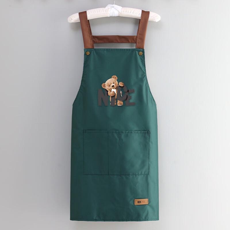 

Green Waterproof Disposable Kitchen Aprons - 2 Pack