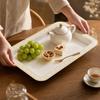 Tea Tray Lightweight Rectangular Resin with Raised Lip Versatile