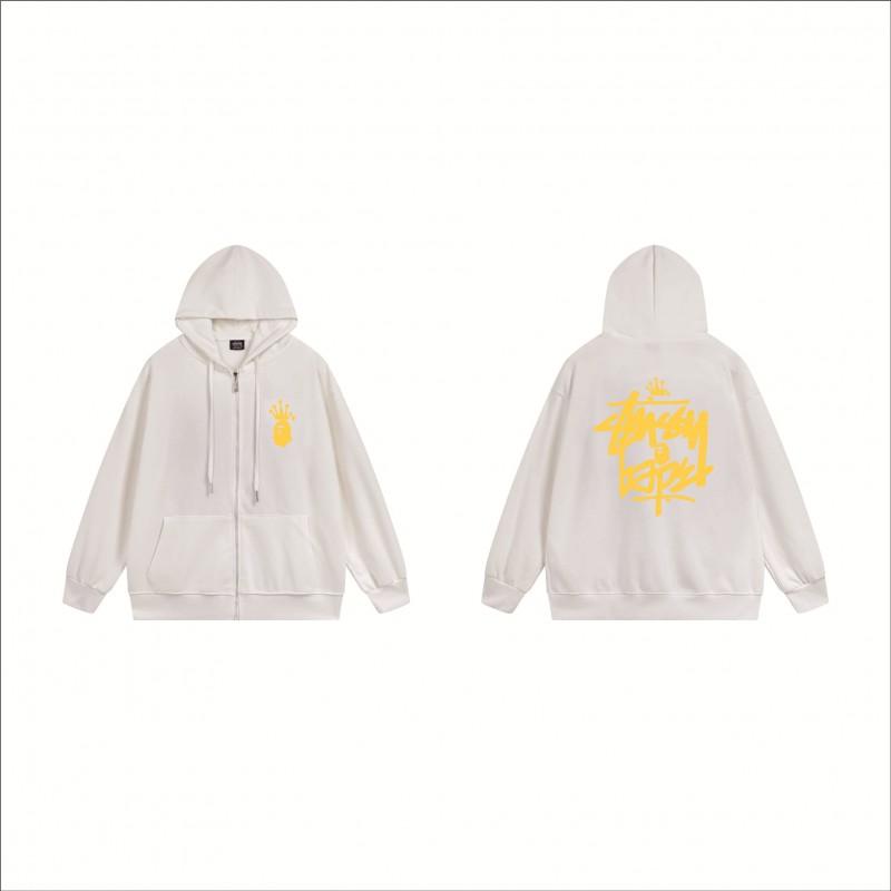 Stu Print Kapuzenpullover Langarm Herren Damen Winter Freizeit Übergroß Pullover