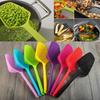 1 Pcs Colorful Nylon Soup Ladle Spoon Strainer Anti Scald Skimmer Mesh Filter Colander Kitchen Cooking Tool