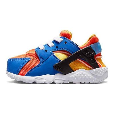 Huarache Run Ρετρό Αντιολισθητικά Απορρόφησης Κραδασμών Ανθεκτικά Παπούτσια Πεζοπορίας Χαμηλού Προφίλ Παιδικό αθλητικό παπούτσι Μπλε Πορτοκαλί 704950-421