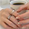 Retro Vertical Open Ring Women's Hipster Sweet Cool Stackable Punk Adjustable Geometric Party & Daily Finger Jewelry