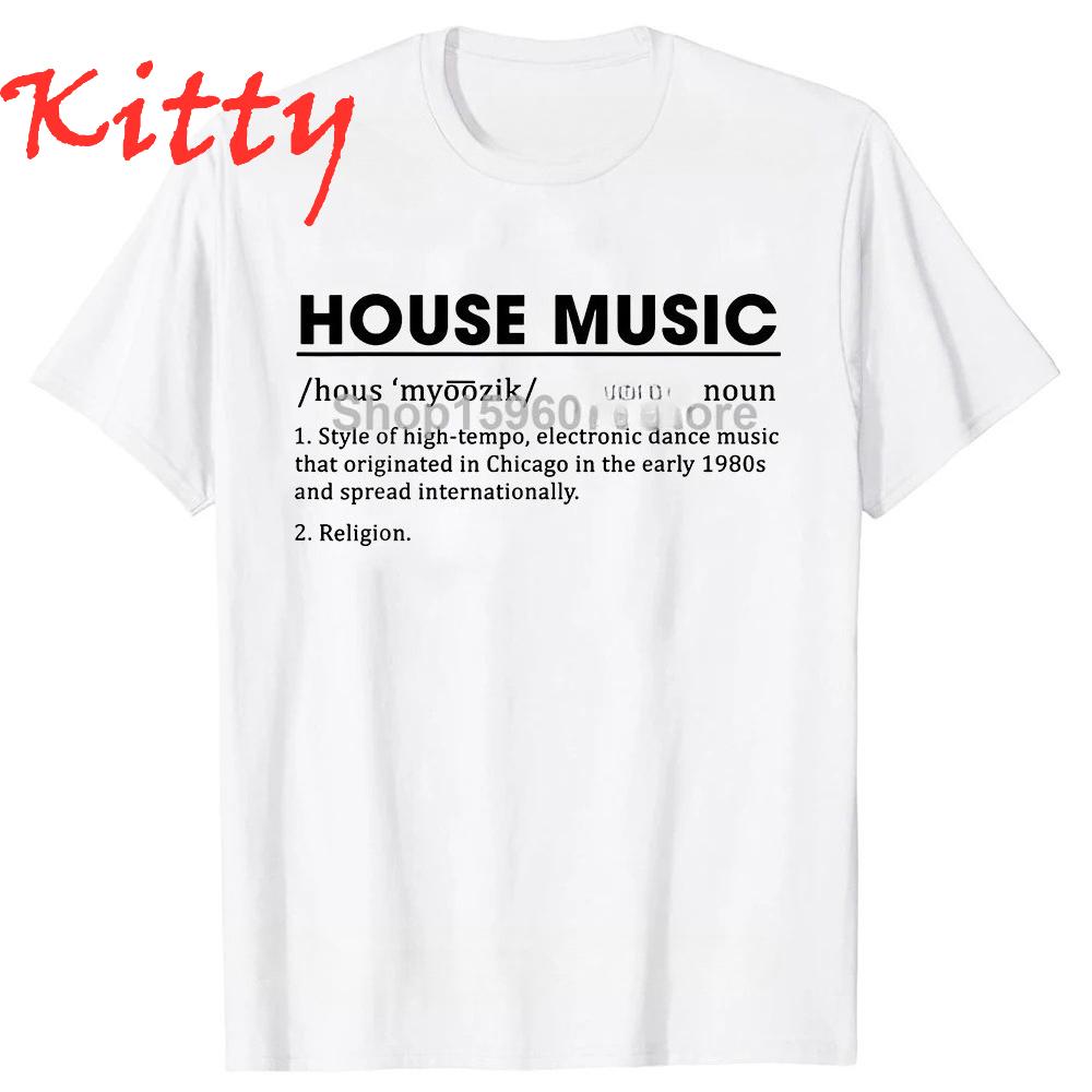 House Music Edm Rave Dj Unisexs Tshirt Graphic Streetwear Short Sleeve Dj Electronic Dance Music Birthday Gifts Unisex Tshirt