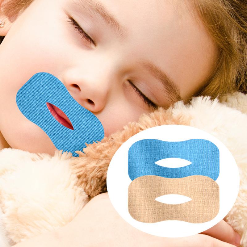 30 Pieces/Box Breathable O-shaped Anti Snoring Strips Patch Mouth Sleep Tape Improved Nighttime Sleeping Physical Closure Patch