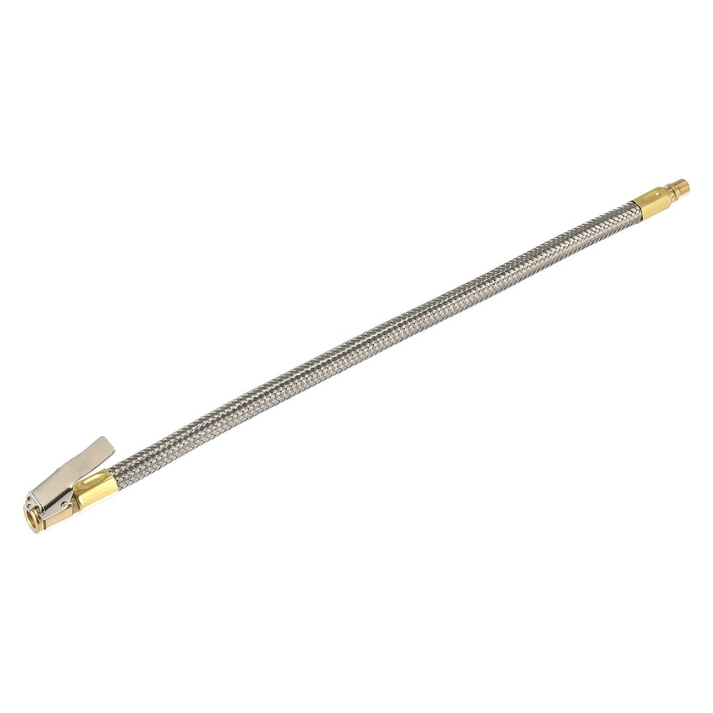 X AUTOHAUX Air Chuck Inflator Tire Valve Connect Pipe Compressor Pump Flexible Stainless Steel