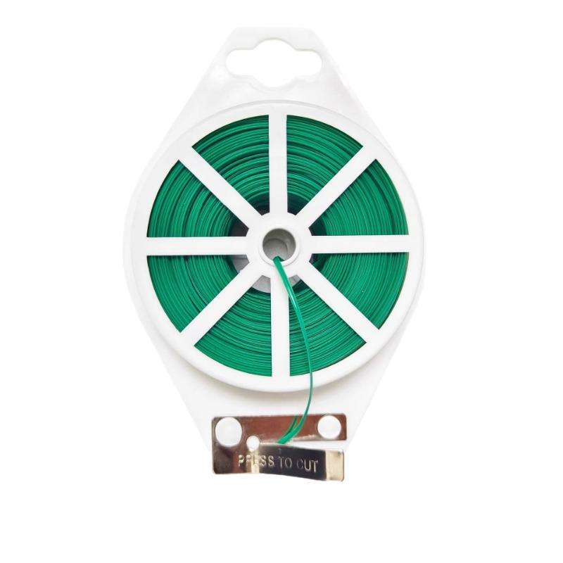 Garden Binding WireFixed Garden Binding WirePlastic-coated Iron Wire Rose Climbing Plant Fixing FrameFlower Support