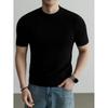 Men's Wool Mulberry Silk Knit Short Sleeve T-shirt - 2026 Spring Fashion