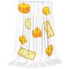 3D Cheese Pattern Variety Design Blankets Soft Warm Flannel Throw Blanket Cover for Bed Living Room Picnic Travel Home Couch