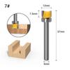 1 pz 6mm Gambo Modello Trim Cerniera Mortasatrice Router Bit Dritto fresa trimmer pulizia a filo assetto Tenone Cutter per la Lavorazione Del Legno