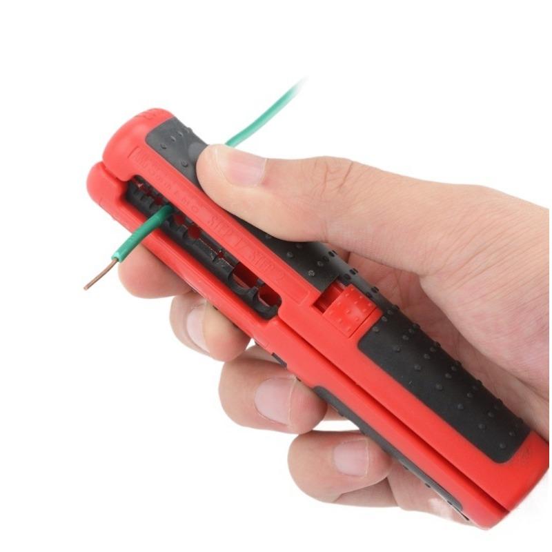Multifunctional Cable Wire Stripper Cutter Pliers Hand Tool Hardware Tool Portable Anti-skid Handle Strip Pen Clip